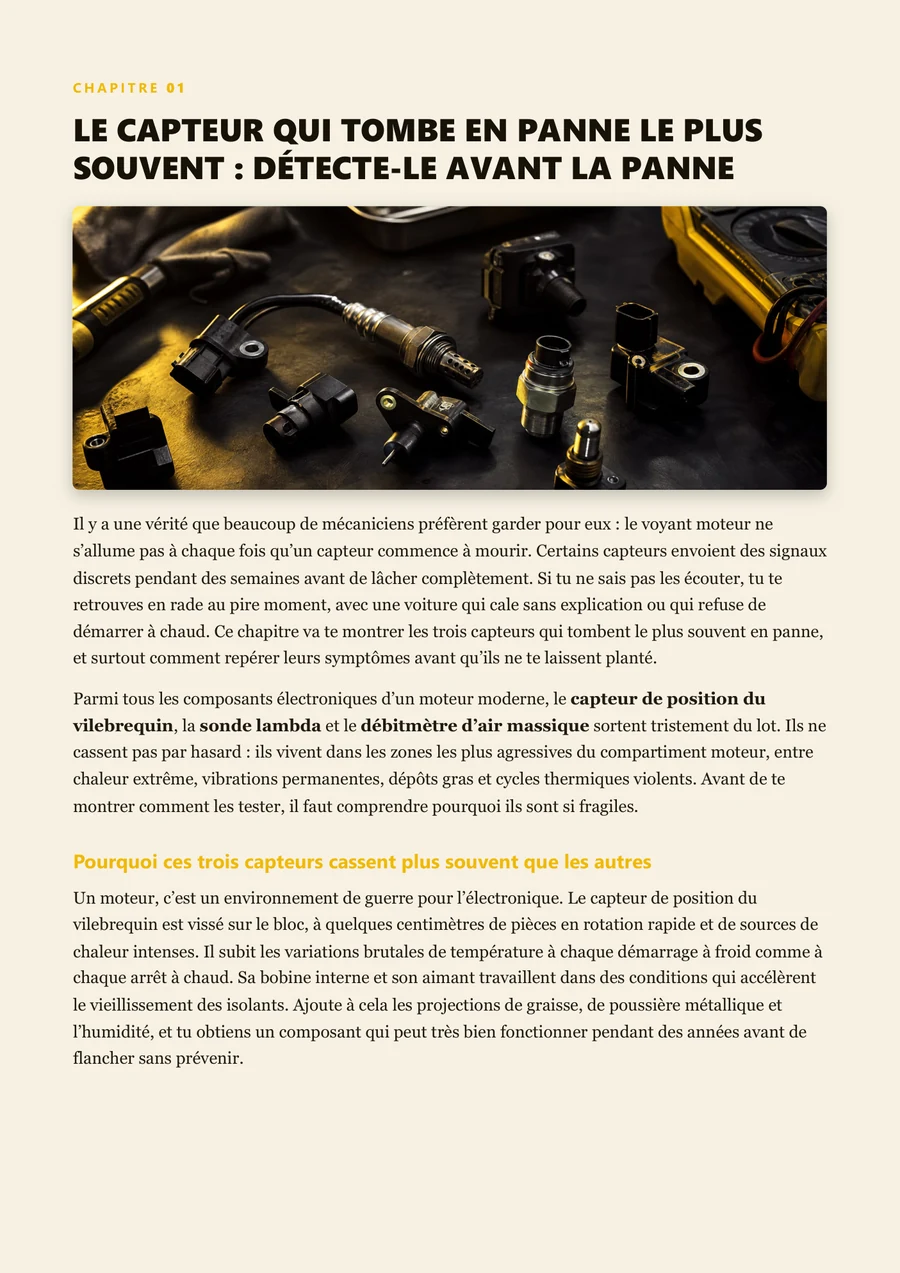 Page intérieure du niveau Avancé